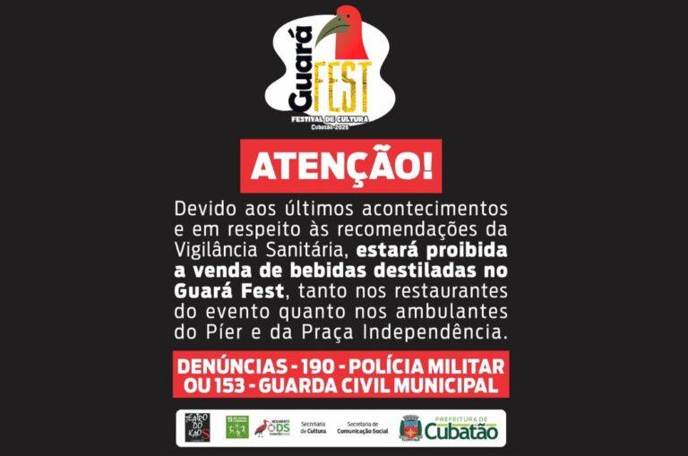 Está proibida a venda de bebidas destiladas no Guará Fest esta-proibida-a-venda-de-bebidas-destiladas-no-guara-fest
